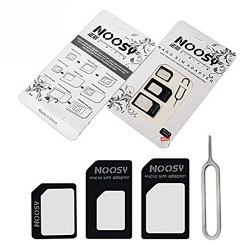 Kit 3 en 1 Adaptateur carte SIM Nano, Micro