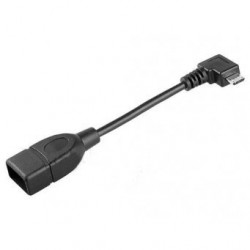 Harrista'® Connecteur Micro USB OTG câble femme - 90° - pour tablettes et les téléphones Android