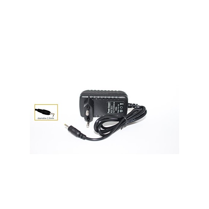 Chargeur AC Adaptateur 12V 2A 2,5mm x 0,8mm pour Android Tablette PC